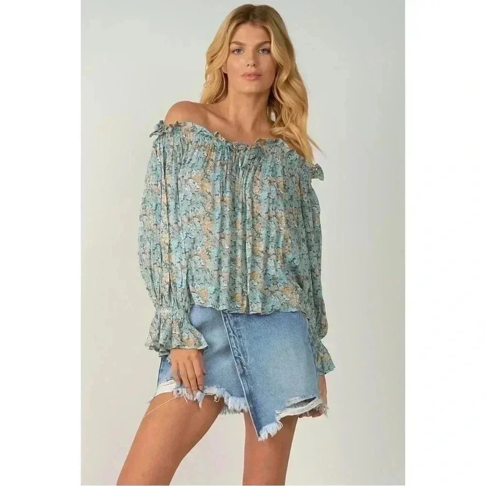 Elan Floral Spring Top